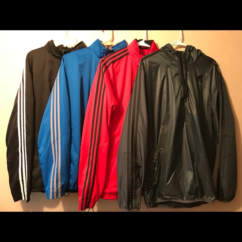 4 Adidas Track Jackets